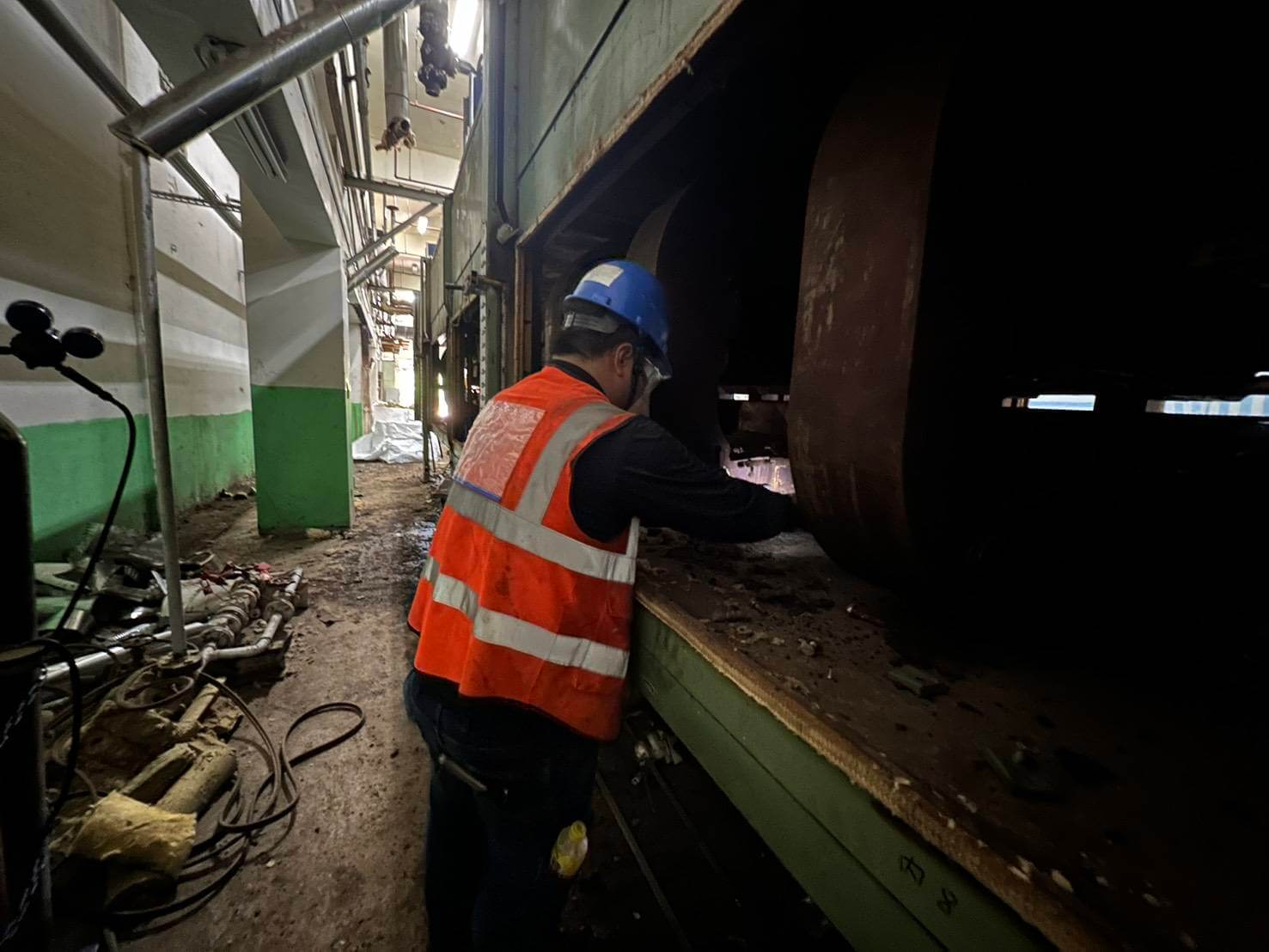 拆除回收案例:塗布機產線報廢拆解