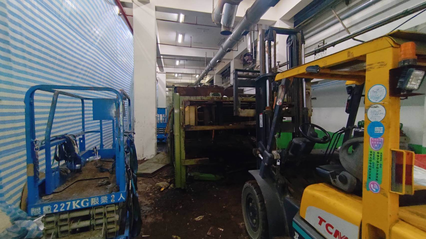 拆除回收案例:塗布機產線報廢拆解