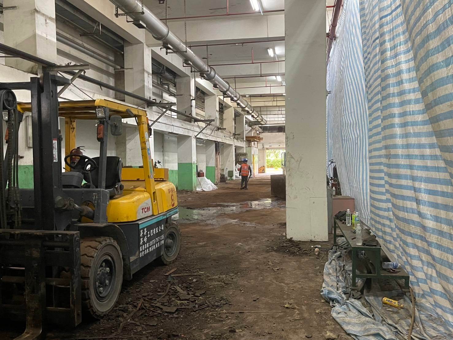 拆除回收案例:塗布機產線報廢拆解