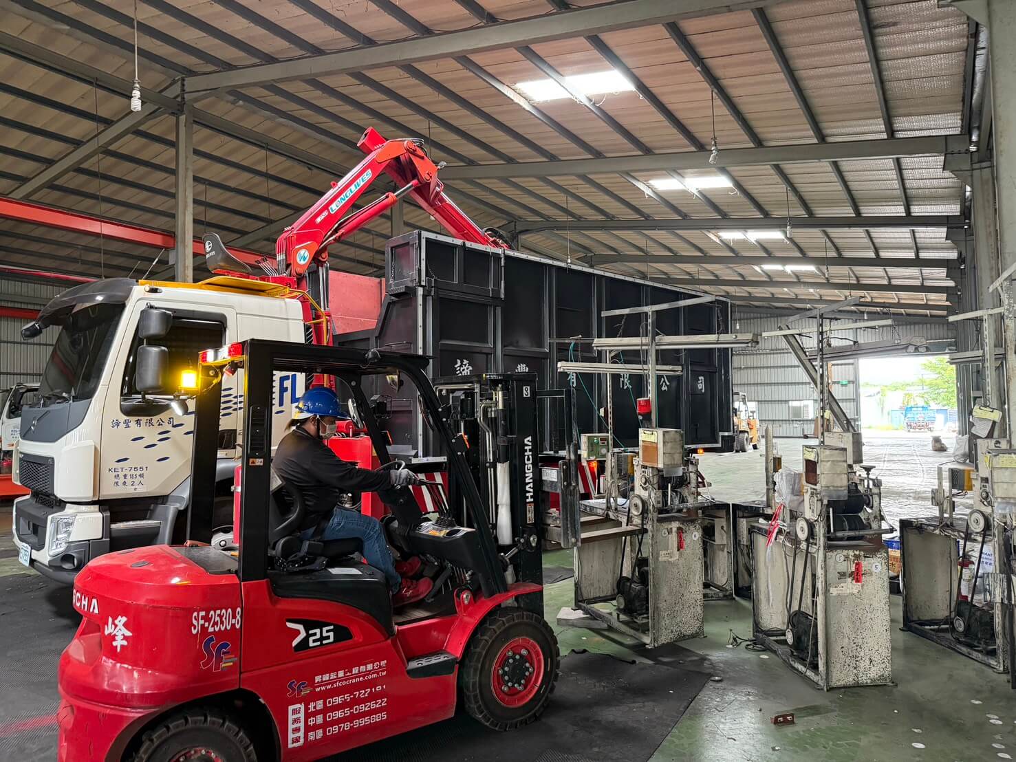 拆除回收案例:塗布機產線報廢拆解