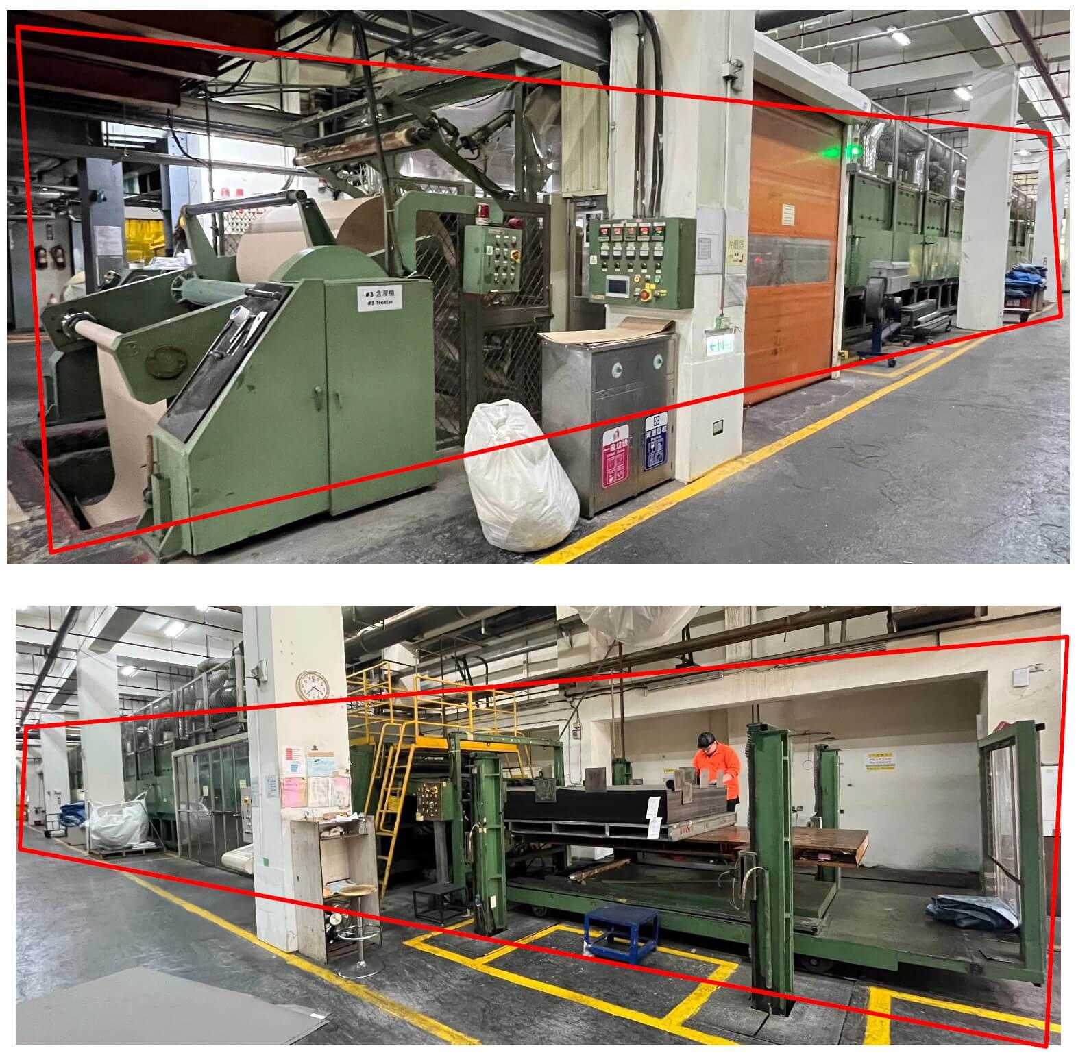 拆除回收案例:塗布機產線報廢拆解